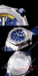 2017 Clone Audemars Piguet Royal Oak Offshore SS Blue Rubber Strap (5)_th.jpg